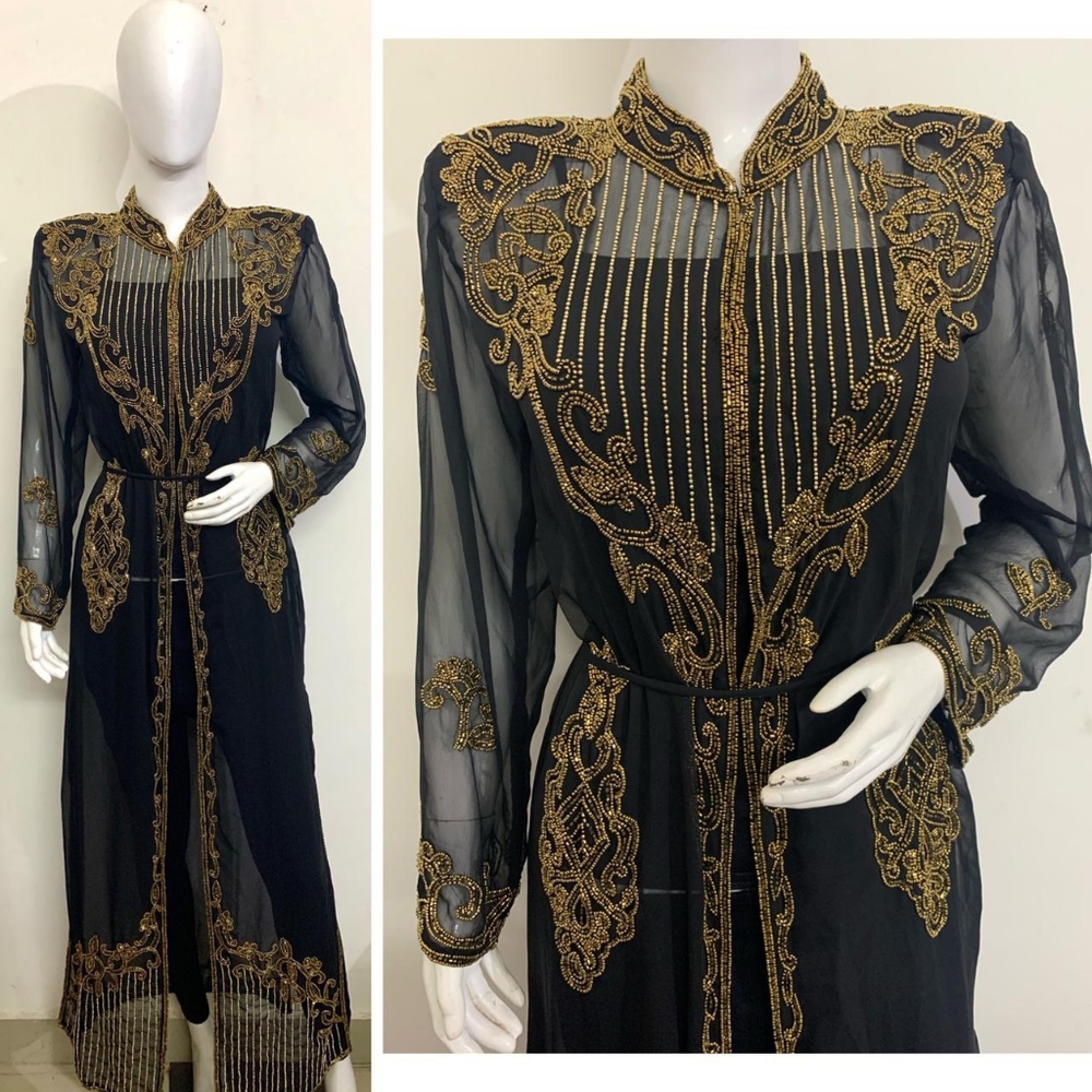 African Attire India Crystal Beaded Dresses Abaya